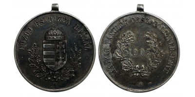 Magyar Tanulók Országos Tornaversenye 1905 ezüst díjérem